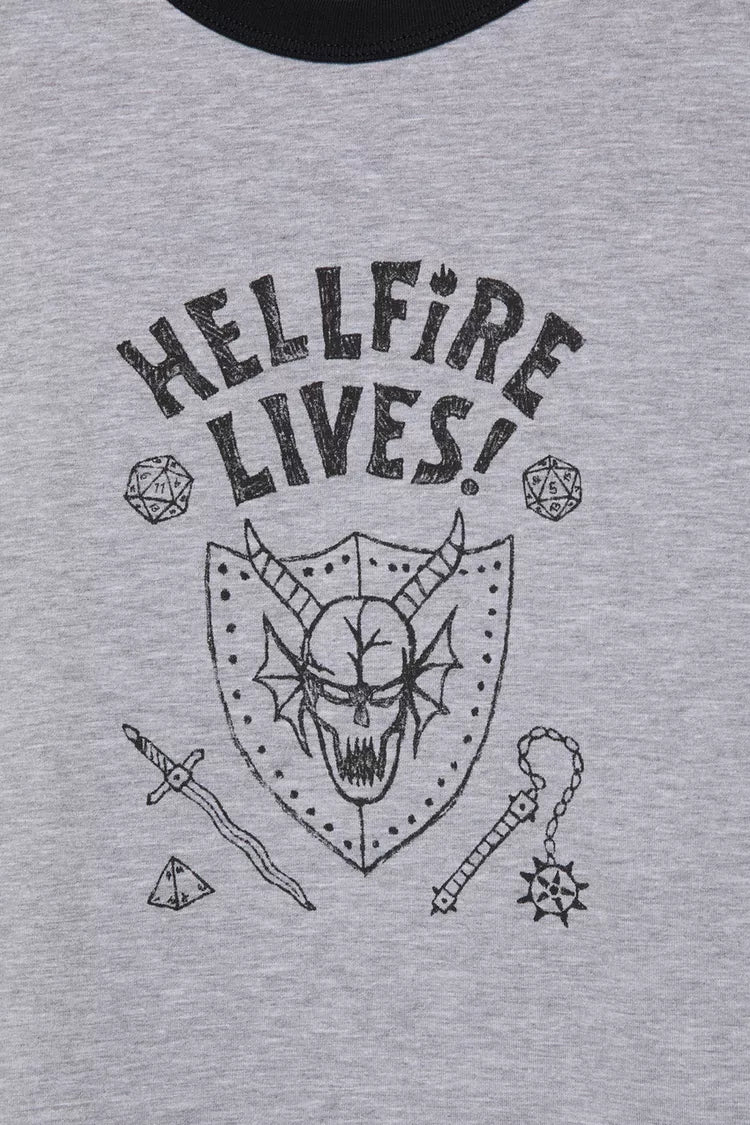 Hellfire Lives Stranger Things T-shirt