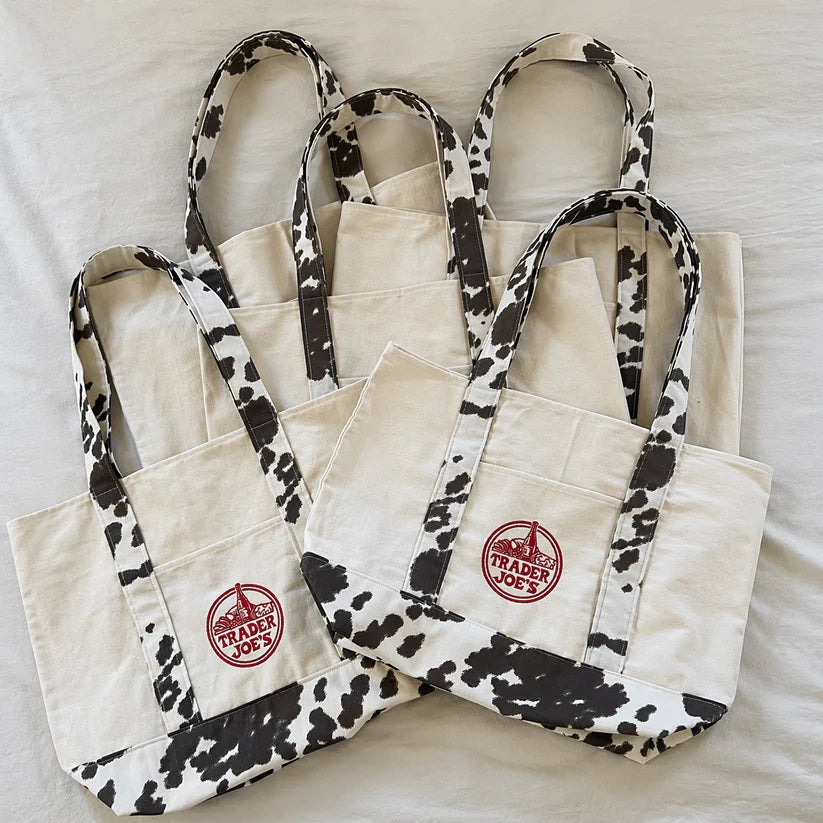 Cow Print Tote Bag