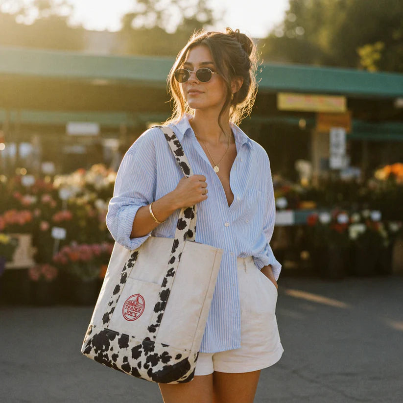 Cow Print Tote Bag