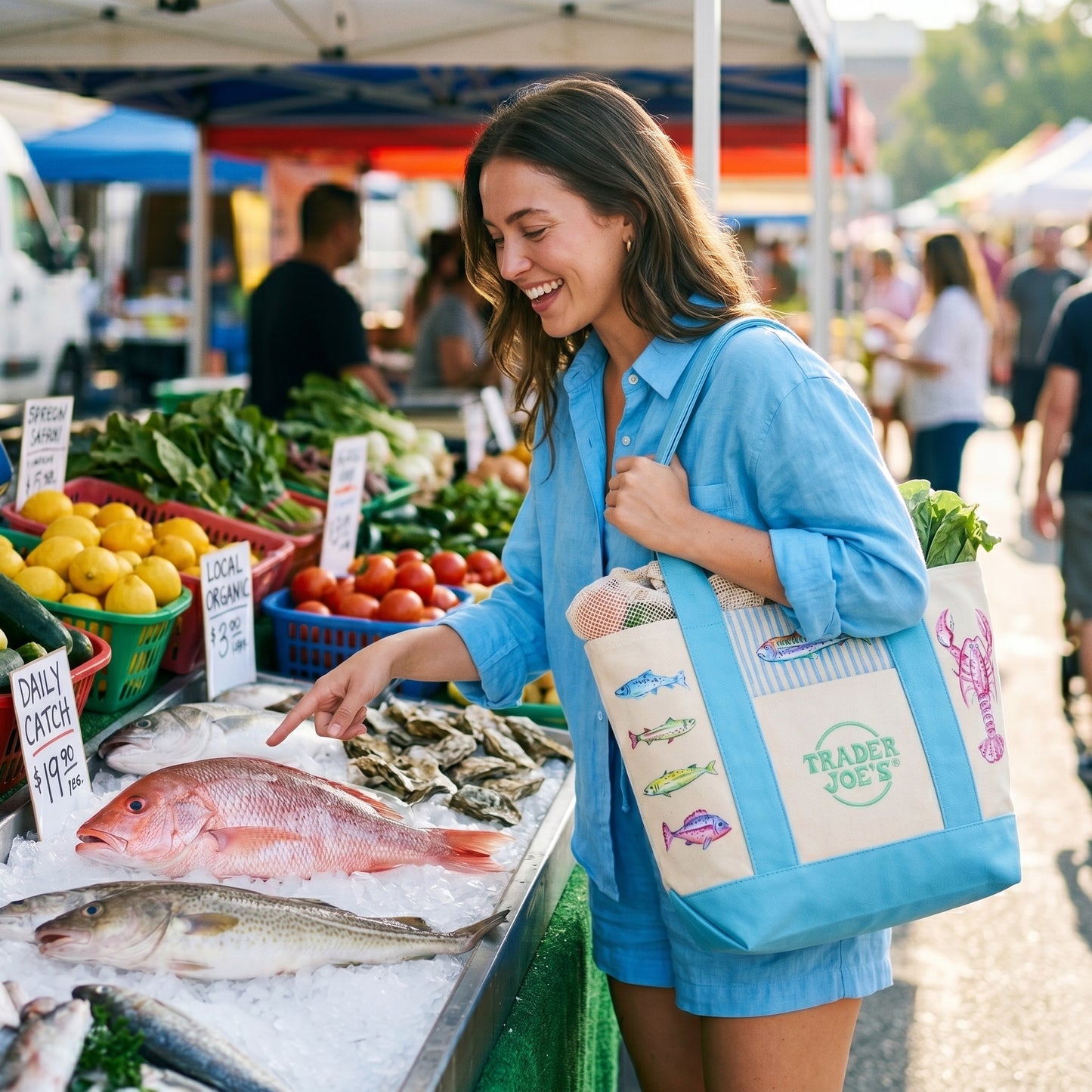 Coastal Whimsy Tote Bags