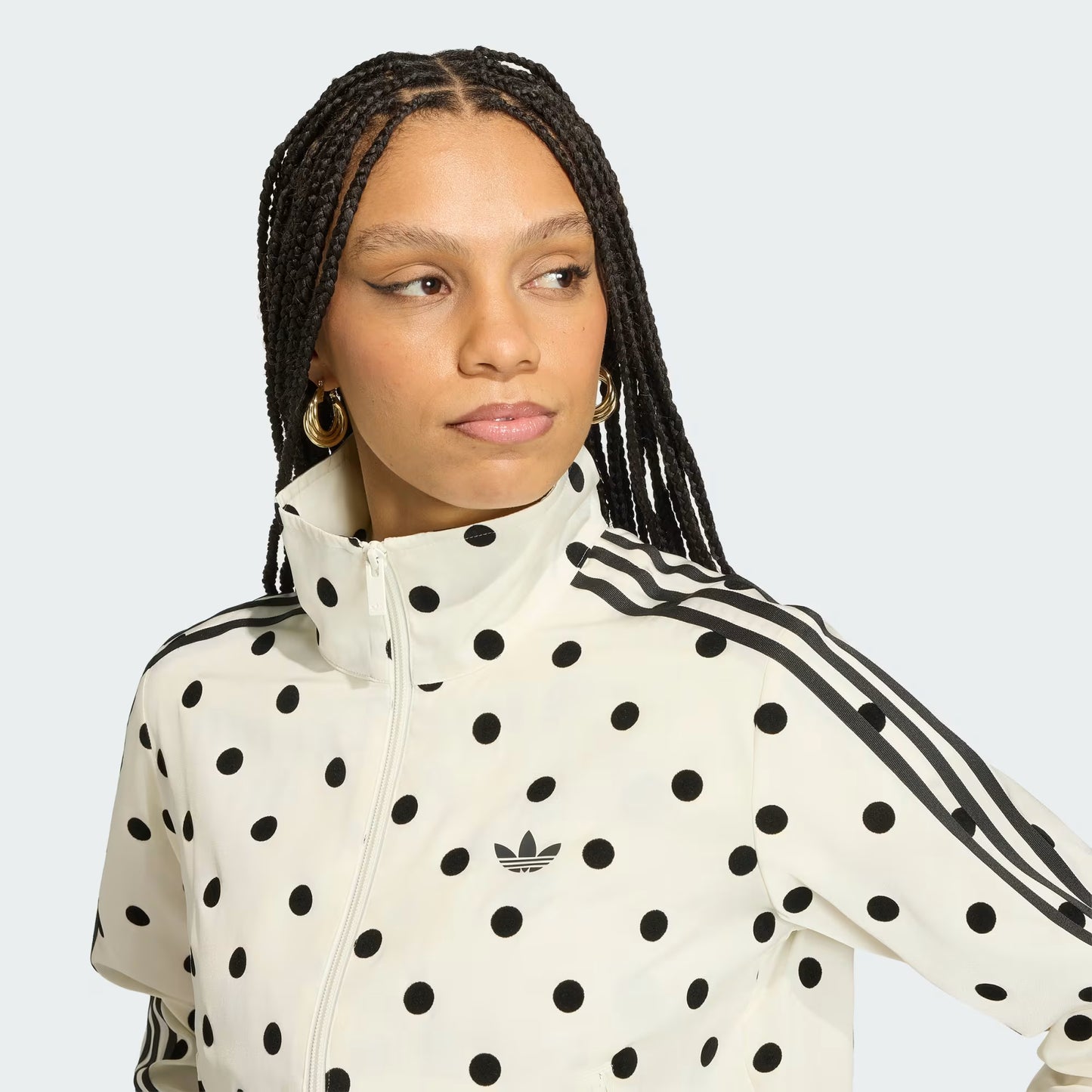 SATIN POLKA DOTS SET