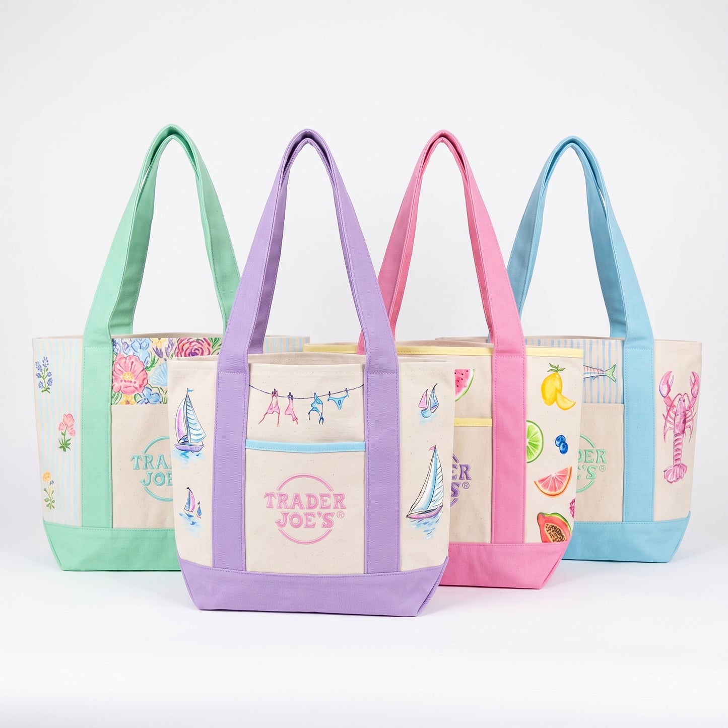 Coastal Whimsy Tote Bags