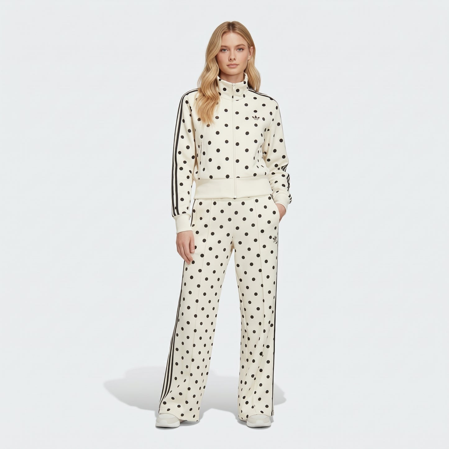 SATIN POLKA DOTS SET