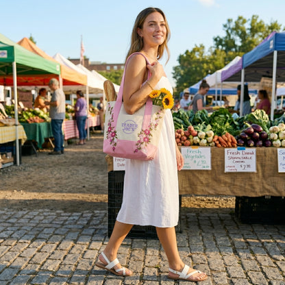Floral tote Bag